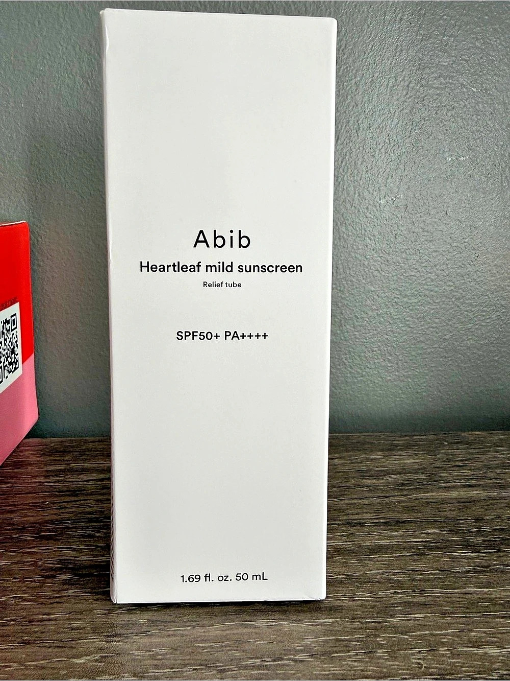 Abib Heartleaf Mild Sunscreen Relief Tube SPF50+ PA++++ 1.69 oz
